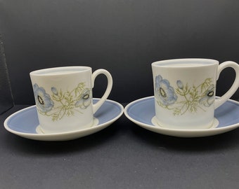 Wedgwood Glen Mist Cup Saucer by Susie Cooper