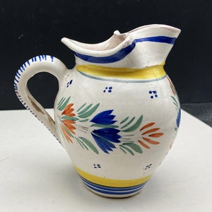 Henriot Quimper Cream Jug from France image 1