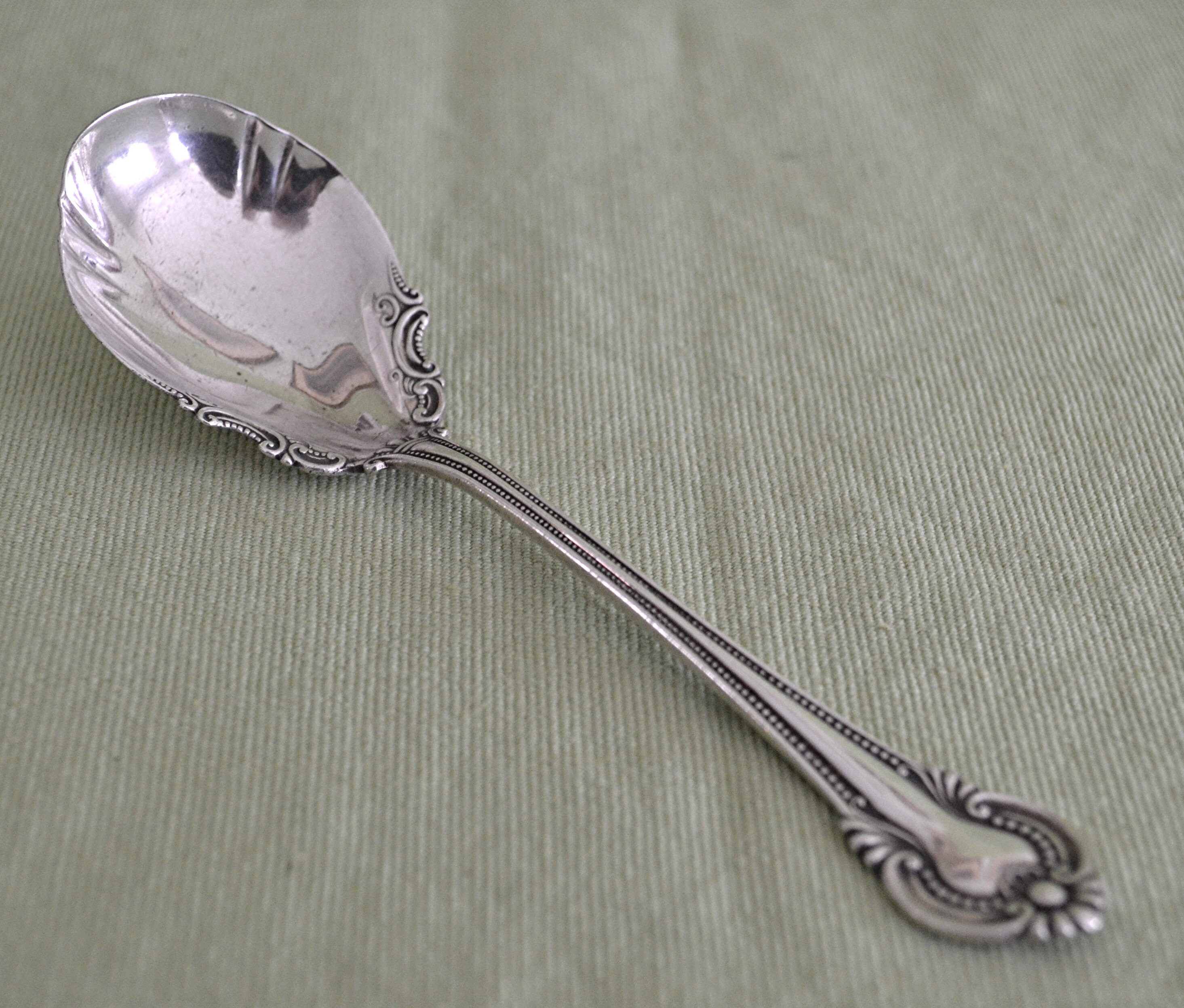 Vintage Irene Sterling Silver Sugar Spoon by International Etsy