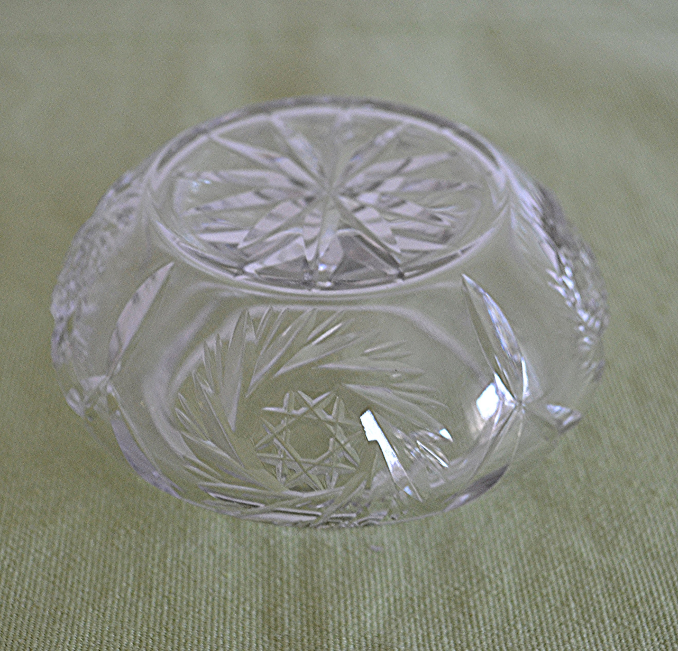 Vintage Vanity Jar with Sterling Silver Lid and Crystal Base Etsy