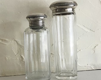 Vintage Silver Vanity Bottles
