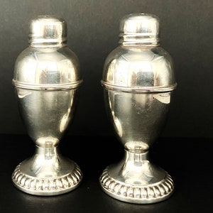 Birks Sterling Salt Pepper Shakers