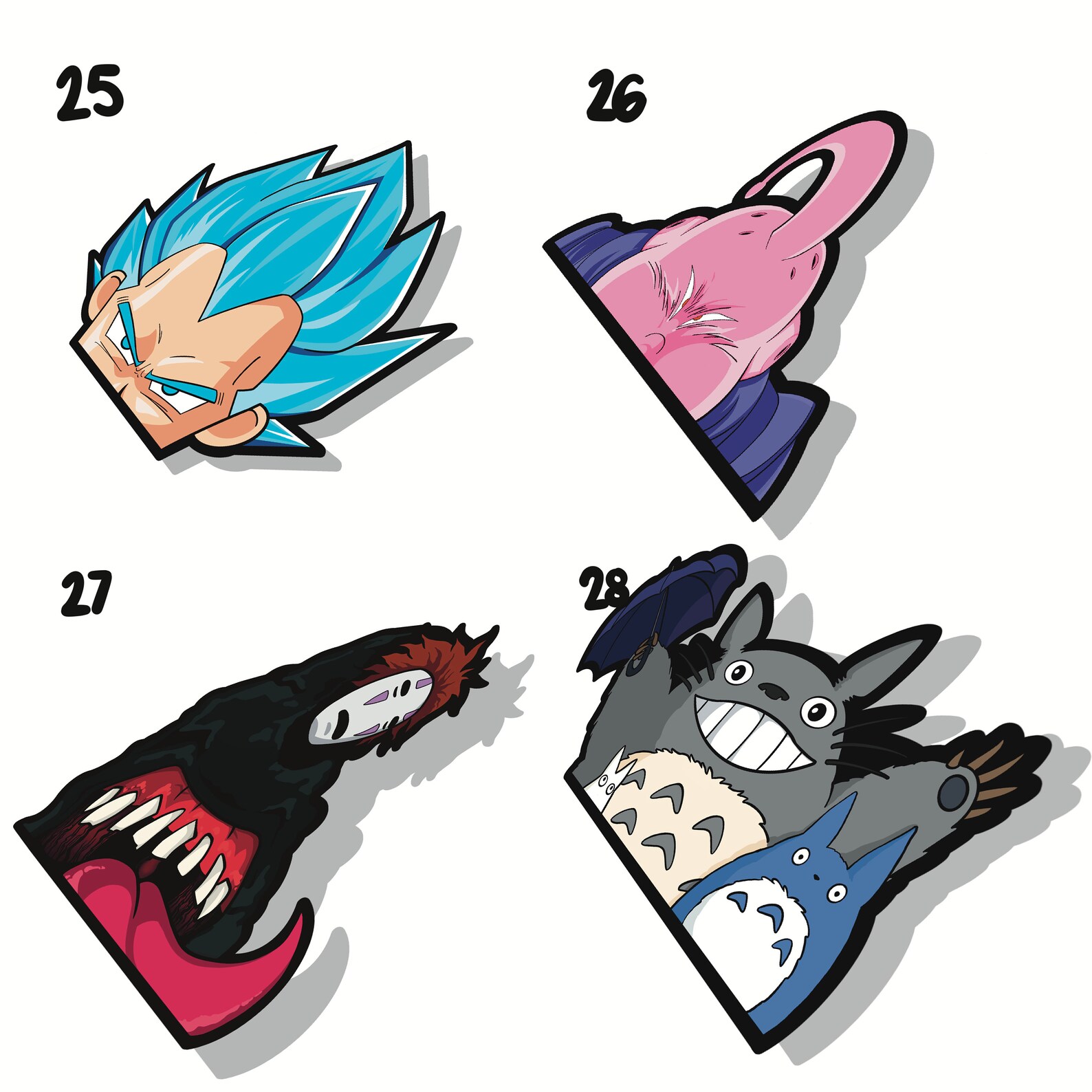 Peeker Stickers Etsy