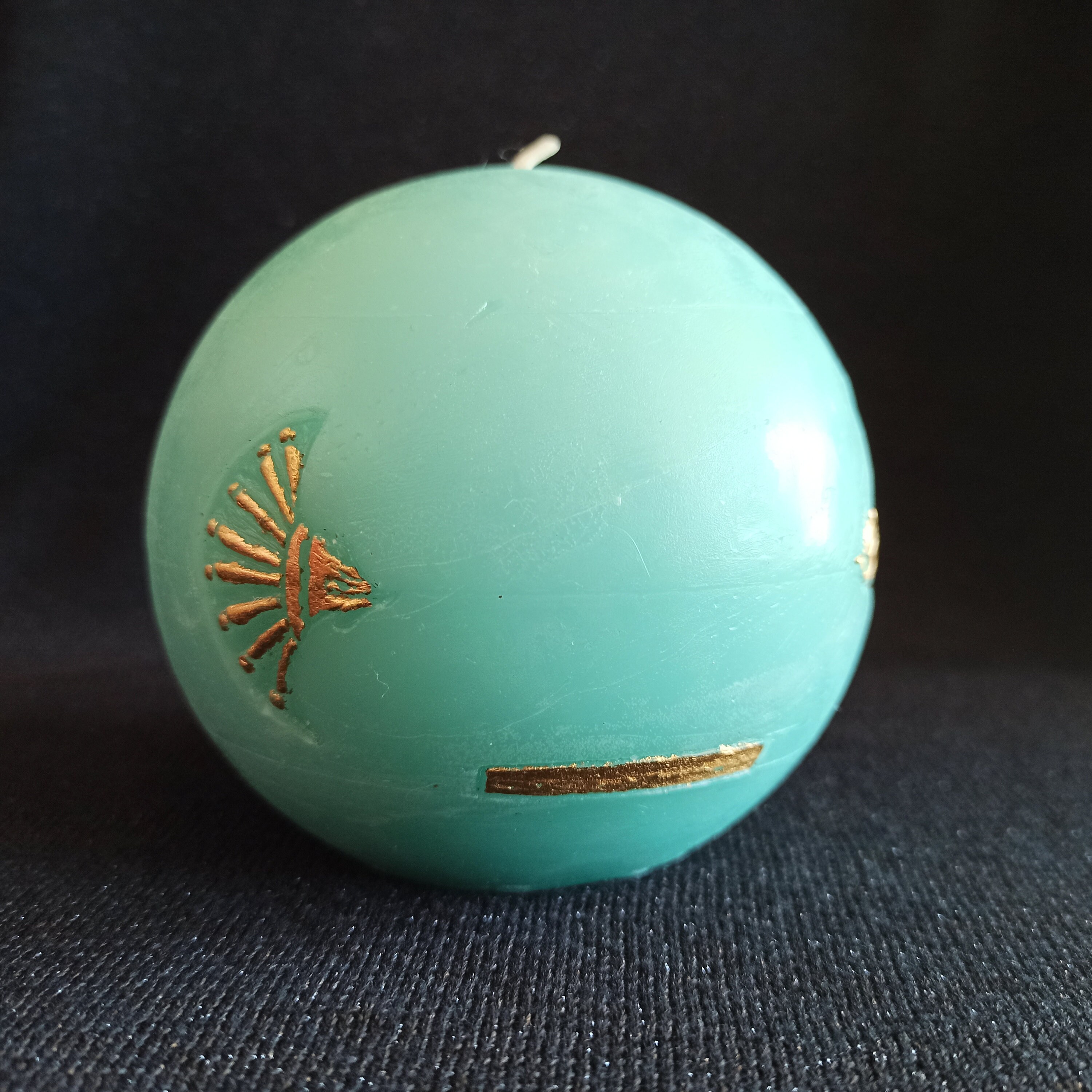 Bougie Décorée - Art Déco