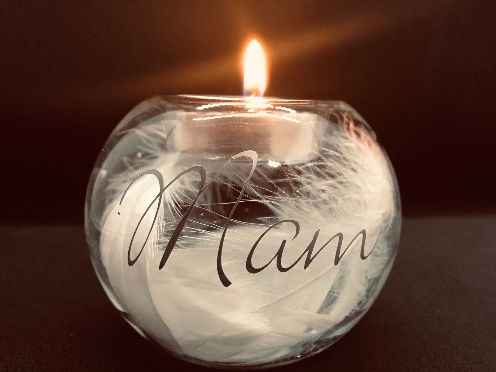 Mother memory candle sympathy gift bereavement Mam tea Etsy