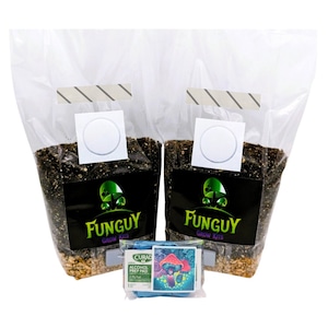 2 - All-in-One Mushroom Growing Kit Bag Grow Substrate & Rye Grain Like Magic