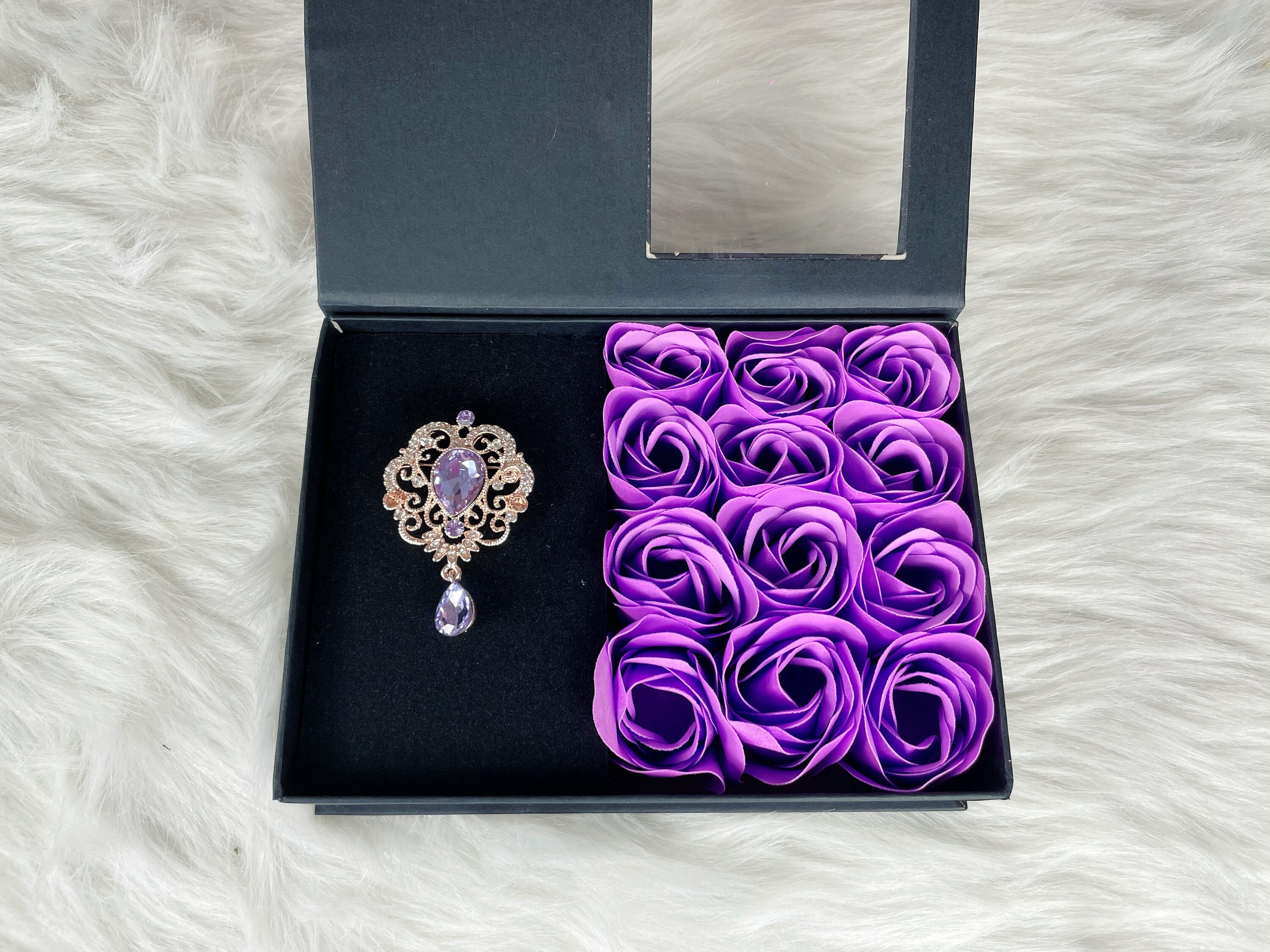 Scented Flower Gift Box Forever Flower Box Jewelry Gift Box - Etsy