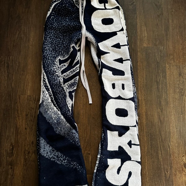 Dallas Cowboys Texas NFL Flare Blanket Fringe Tapestry Pants