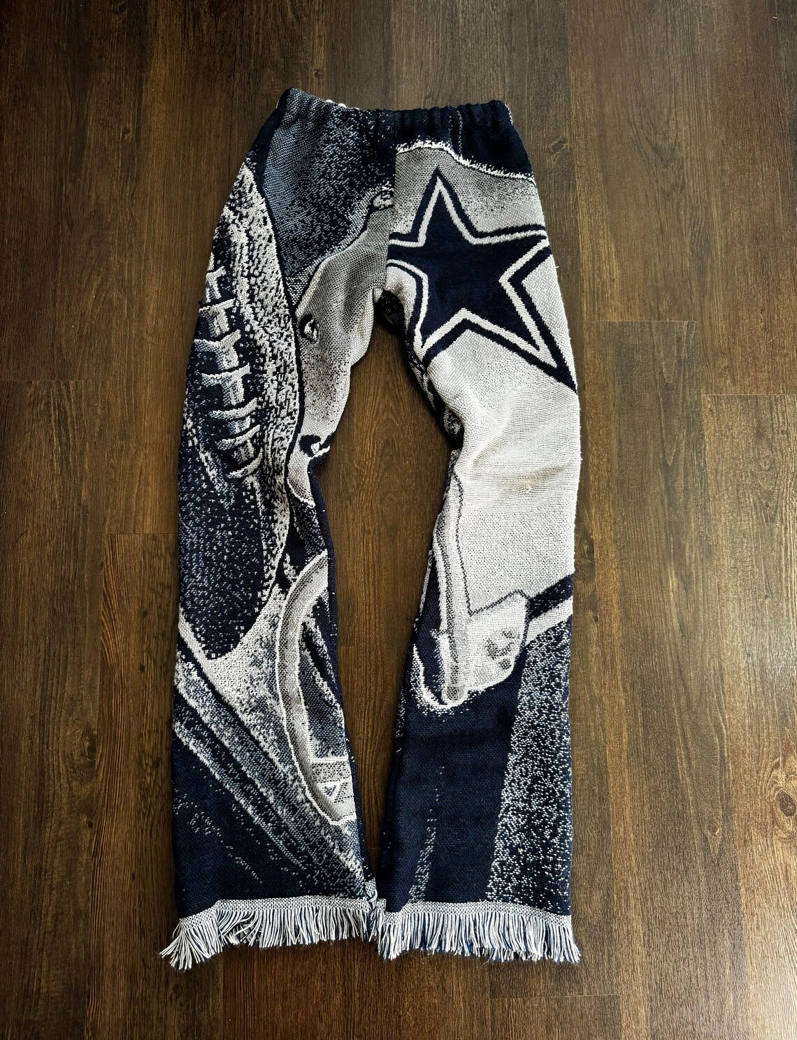 Dallas Cowboys Texas NFL Flare Blanket Fringe Tapestry Pants Etsy