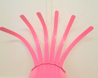 Set of (6)  replacement Pink Flamingo Tail Feathers