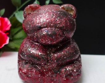 1.4 LB - Lepidolite Bear - nurturing and calming