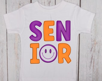 Senior shirt, 2025 Senior, Graduation Picture Shirt, Grad Tee, Senior High School, Graduation Gift, Senior Class Shirt Unisex Tee