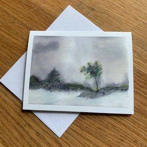 5 cartes aquarelles 2023 avec enveloppes