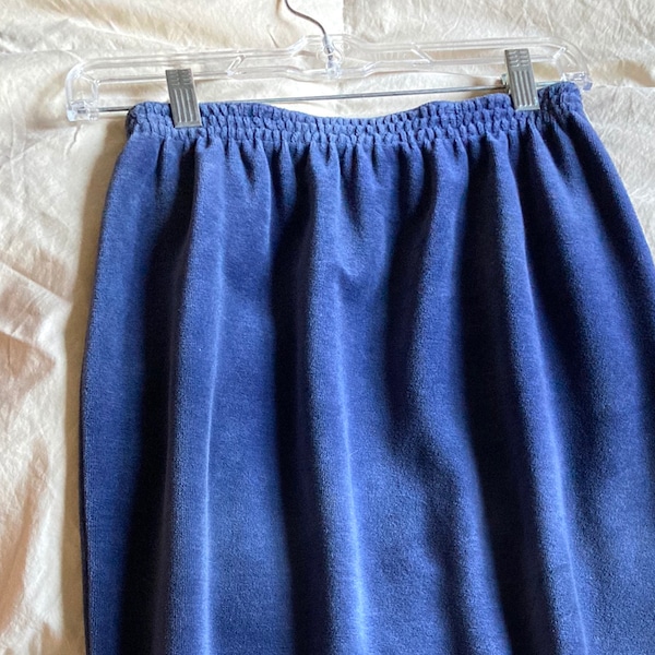 XS/S Blue Velvet YSL Skirt