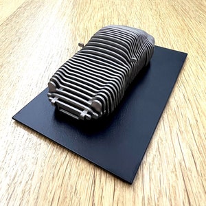 Porsche 911/964 - 1:32 Handcrafted Car Sculpture - Stainless Steel