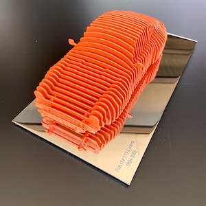 Porsche SC or Carrera - 1:18 Handcrafted Car Sculpture - Painted Steel