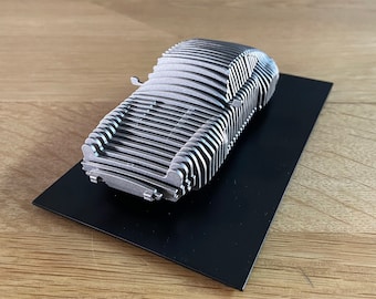 Porsche 911 SC / Carrera - 1:32 Handcrafted Car Sculpture - Stainless Steel