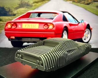 Ferrari 308 / 328 - 1:32 Handcrafted Car Sculpture - Stainless Steel