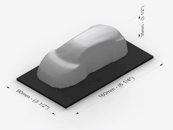 ジャガー E タイプ - 1:32 手作り自動車彫刻 - ステンレス