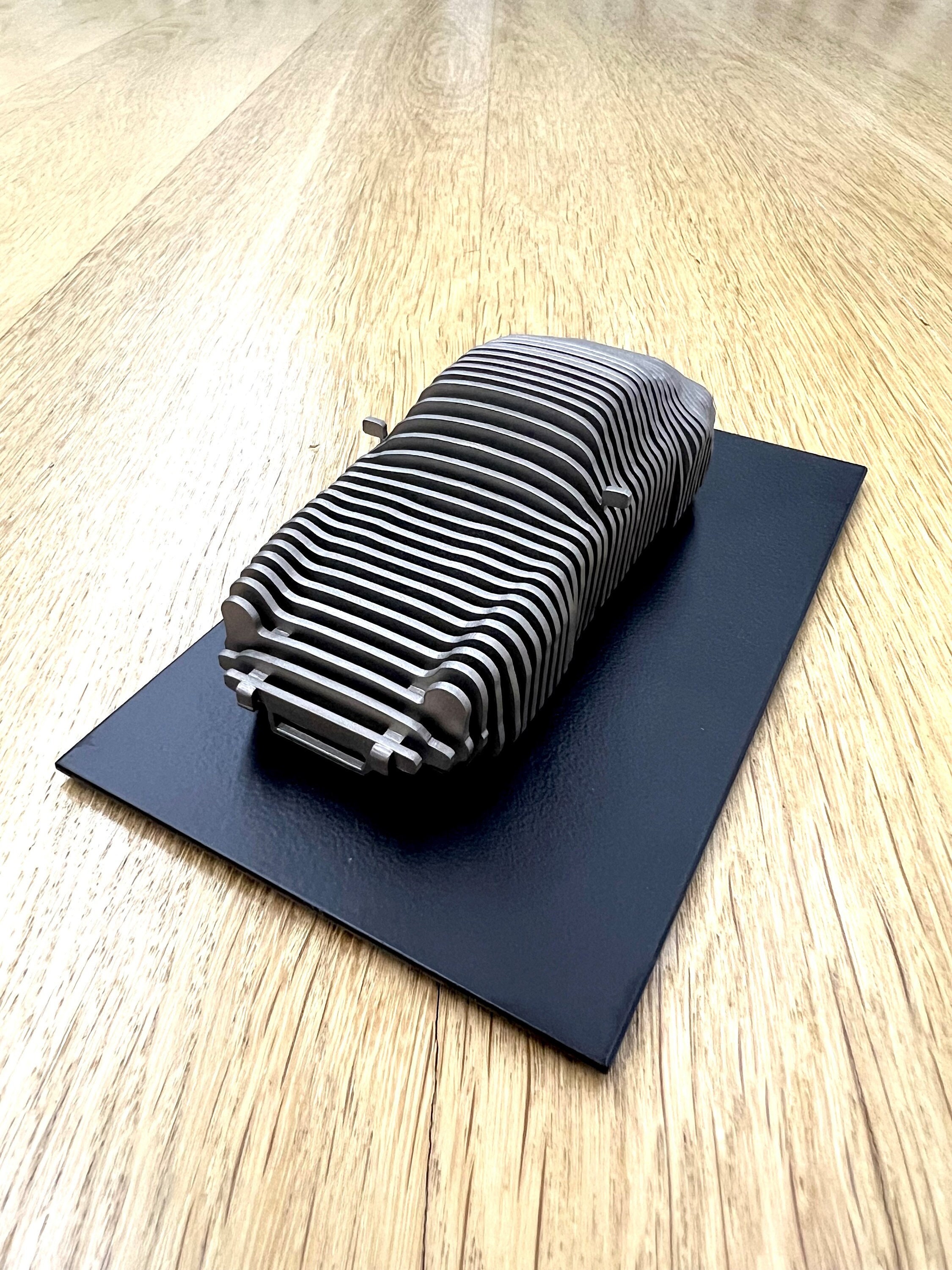 Porsche 911/964 - 1:32 Handcrafted Car Sculpture - Stainless Steel