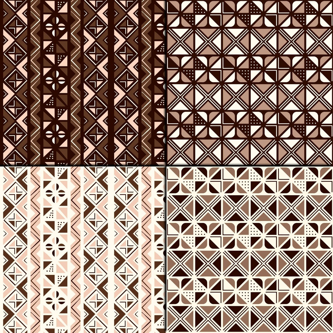 African digital paper pack 16 printable scrapbooking papers | Etsy