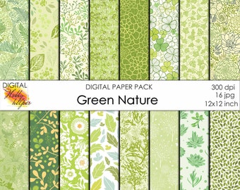 Ornamental Patterns On Grungy Green Backgrounds 6 Printable Ephemera Pages Pastel Green Ornamental Ephemera Pages DIGITAL Paper Pack
