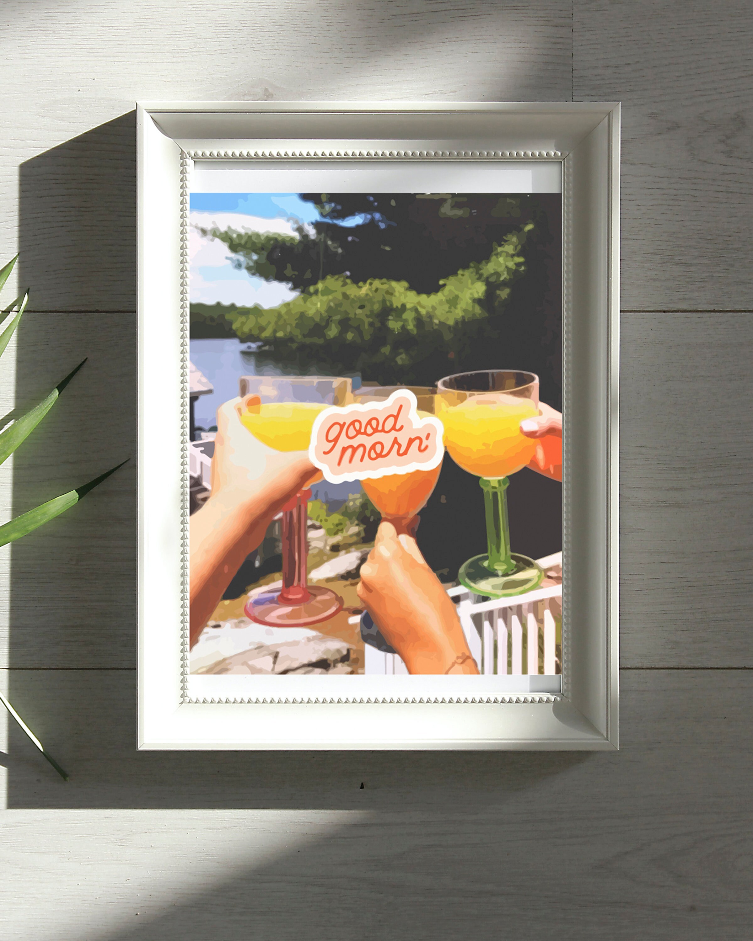 Mimosa Print for Digital Download or Print Delivery Cheers Good Morning ...