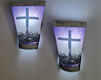 Christian Wall Sconces (Set of 2)