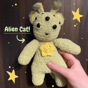 Alien Cat Crochet Pattern