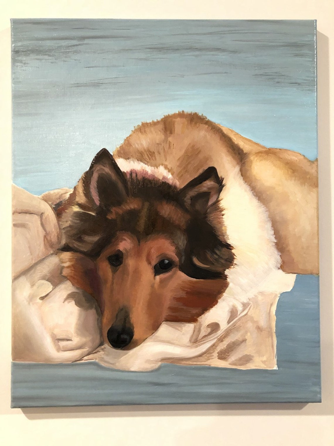 Custom Best Friend Oil Painting Etsy