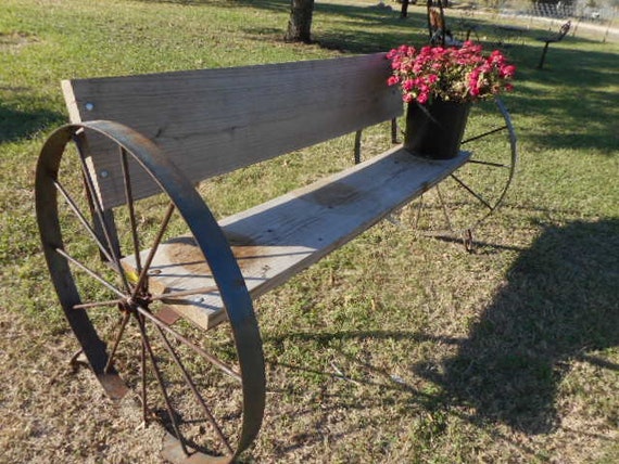 28 Wagon Wheel Bench KIT Etsy