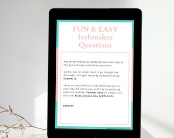 Fun and Easy Icebreaker Questions You Can Play Anytime Anywhere