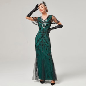 1920 long dress cheap