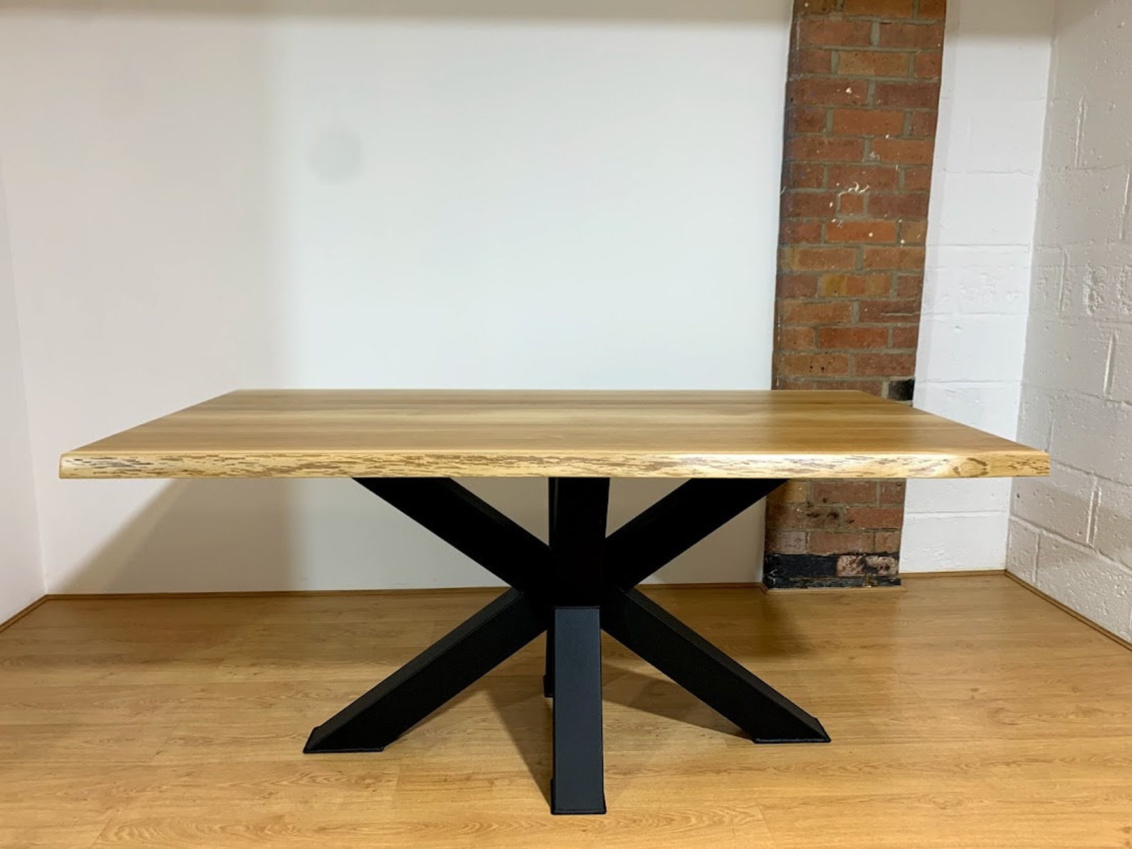 UK Oak Table Handmade Bespoke Solid Oak Rectangular Dining Table ...