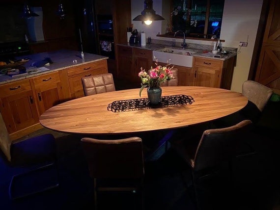 Etsy oval 2024 dining table