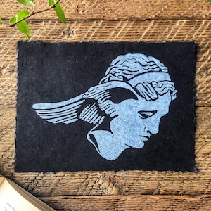 Hypnos | Original, Hand-Carved, Linocut Print