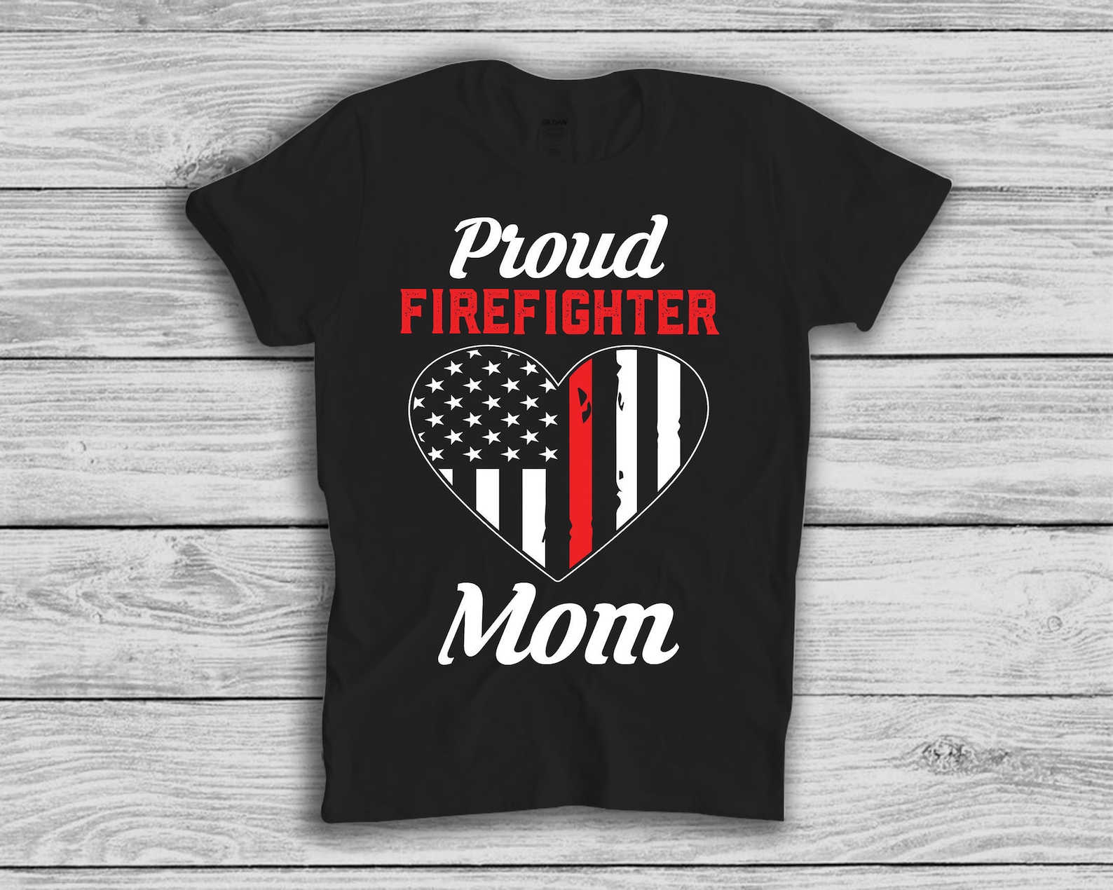 Proud Firefighter Mom Shirt Firefighter mom gift Gift For Etsy