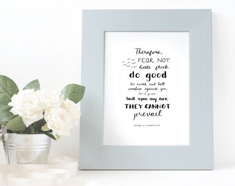 Printable Hand Lettered LDS Scripture | Doctrine and Covenants 6:34