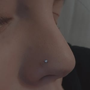 3X Dainty Nose Studs | Stainless Steel Nose Ring | Nose Ring Stud | Nose Bone | 0.8 mm Nose Stud | Shiny Nose Ring | Sparkly Nose Stud