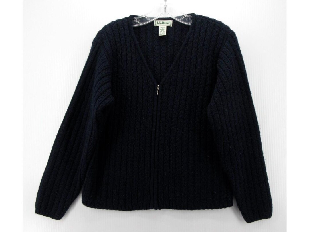 90s~00'S LLBean Wool Knit Sweater Men's XL Size Vintage /eaa511787