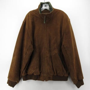 Ll Bean Bomber Suede Jacket - Etsy