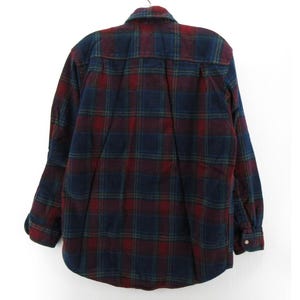 VINTAGE Pendleton Shirt Medium Virgin Wool Flannel Plaid Heritage USA image 2