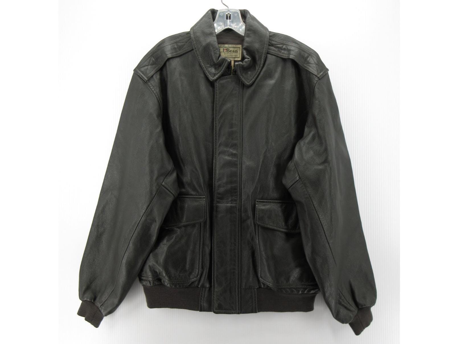 Ll Bean Leather Jacket - Etsy