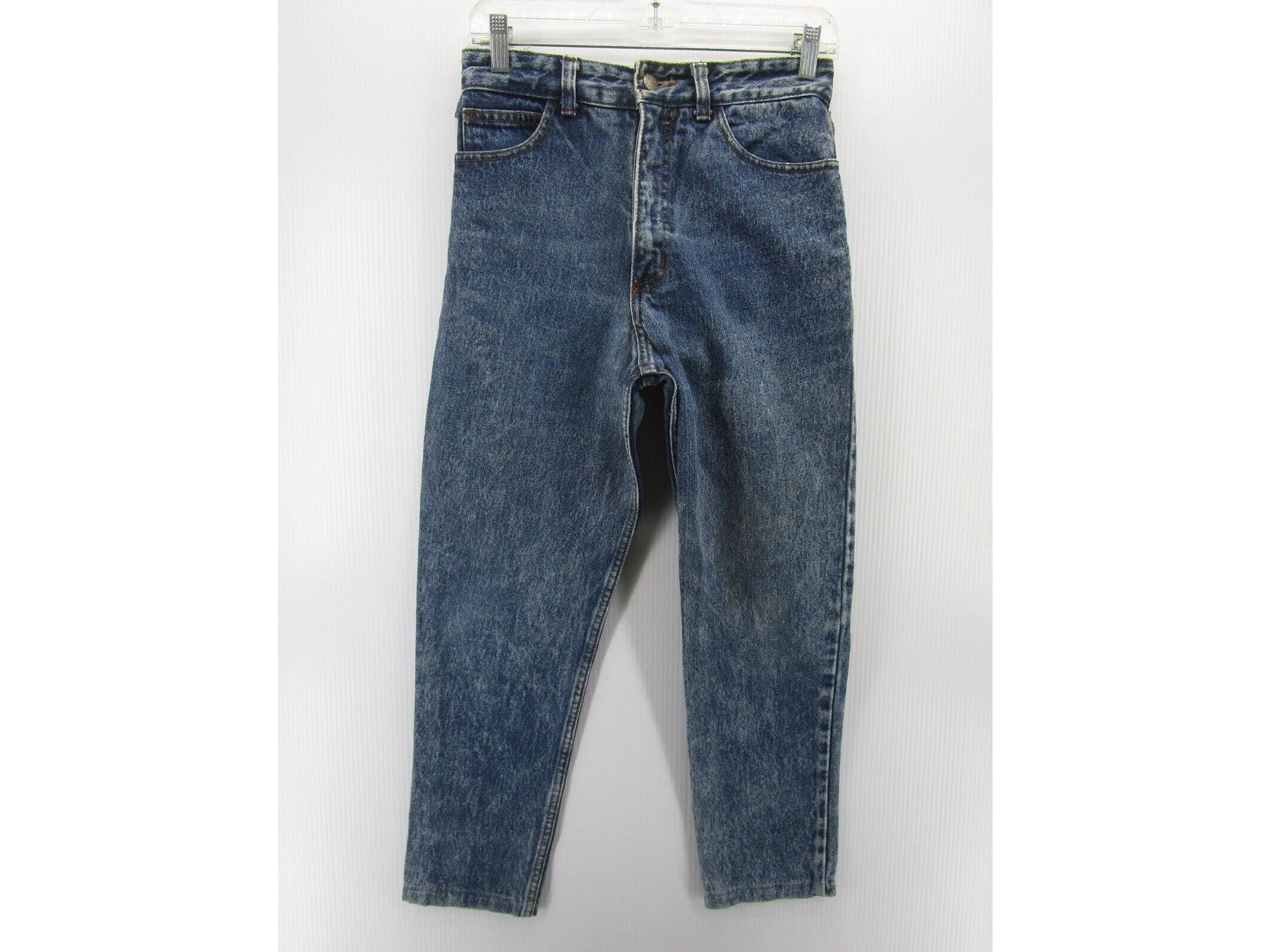 VINTAGE Guess Jeans 29 Georges Marciano Acid Wash Mom High Rise