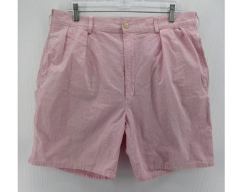 VINTAGE Ralph Lauren Polo Shorts 36 Classic Golf Seersucker Striped *