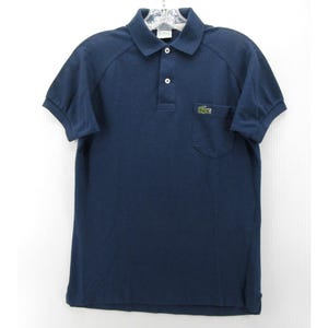 VINTAGE Lacoste Polo Shirt Small 70s Izod Pullover Golf Crocodile Mesh