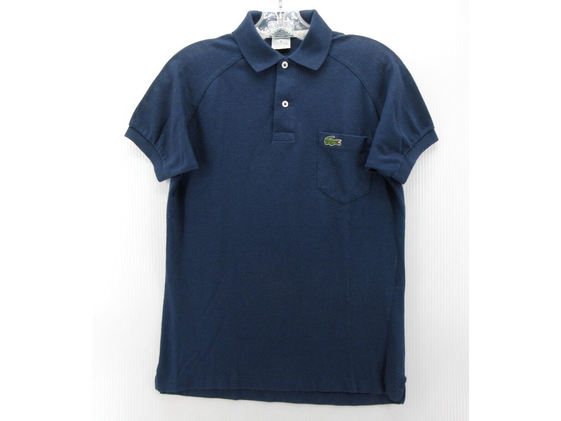 トップス 70S LACOSTE POLO SHIRTS Limited edition 1970s Lacoste interlock polo shirt - Retro to Go