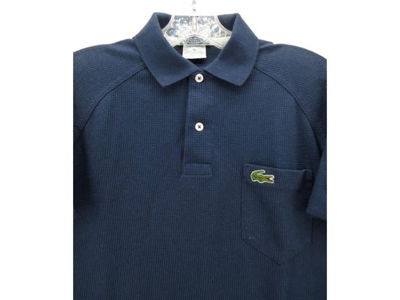 VINTAGE Lacoste Polo Shirt Small 70s Izod Pullover Golf
