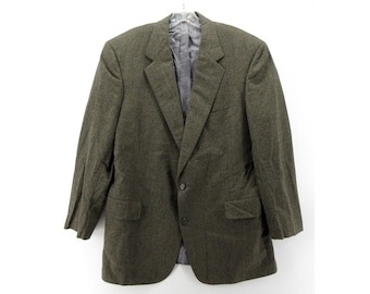 VINTAGE Brooks Brothers Sport Coat 42 Blazer Makers Hand Tailored USA