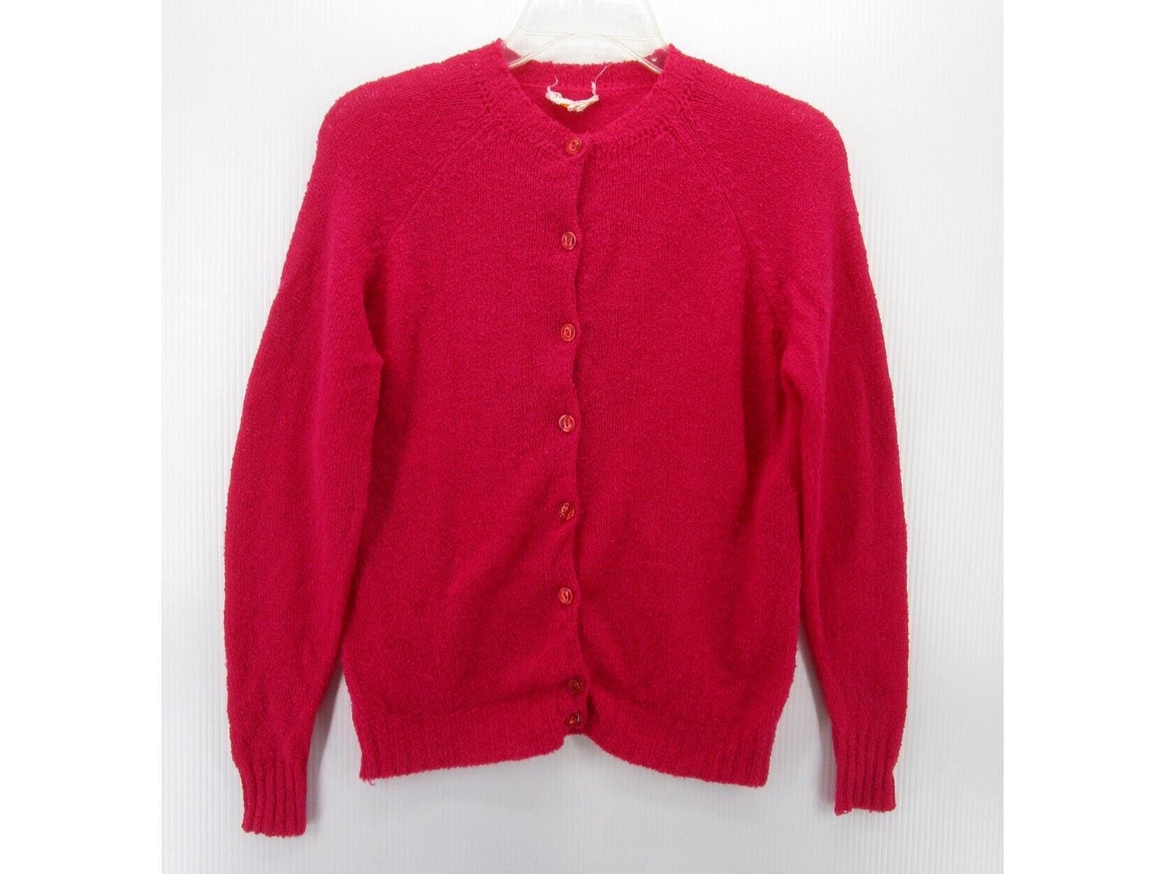や*様 50-60s PENDLETON VIRGIN WOOL Cardiga VINTAGE Pendleton Sweater 38 Virgin Wool Cardigan 60s 70s Button